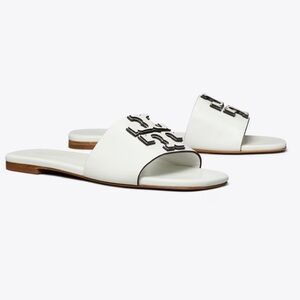 TORY BURCH INES SINGLE-BAND White Slide Sandals